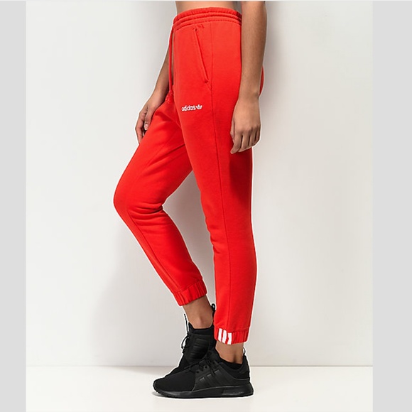 adidas coeeze red pants